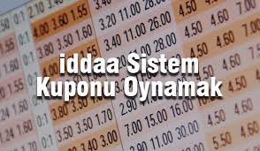 iddaa sistem kuponları