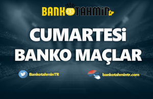 cumartesi banko maçlar